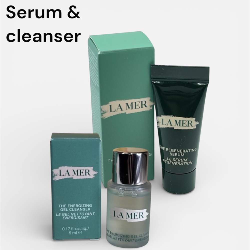 La Mer Skincare Hydrating Serum & cleanser Gel Duo Msrp $65